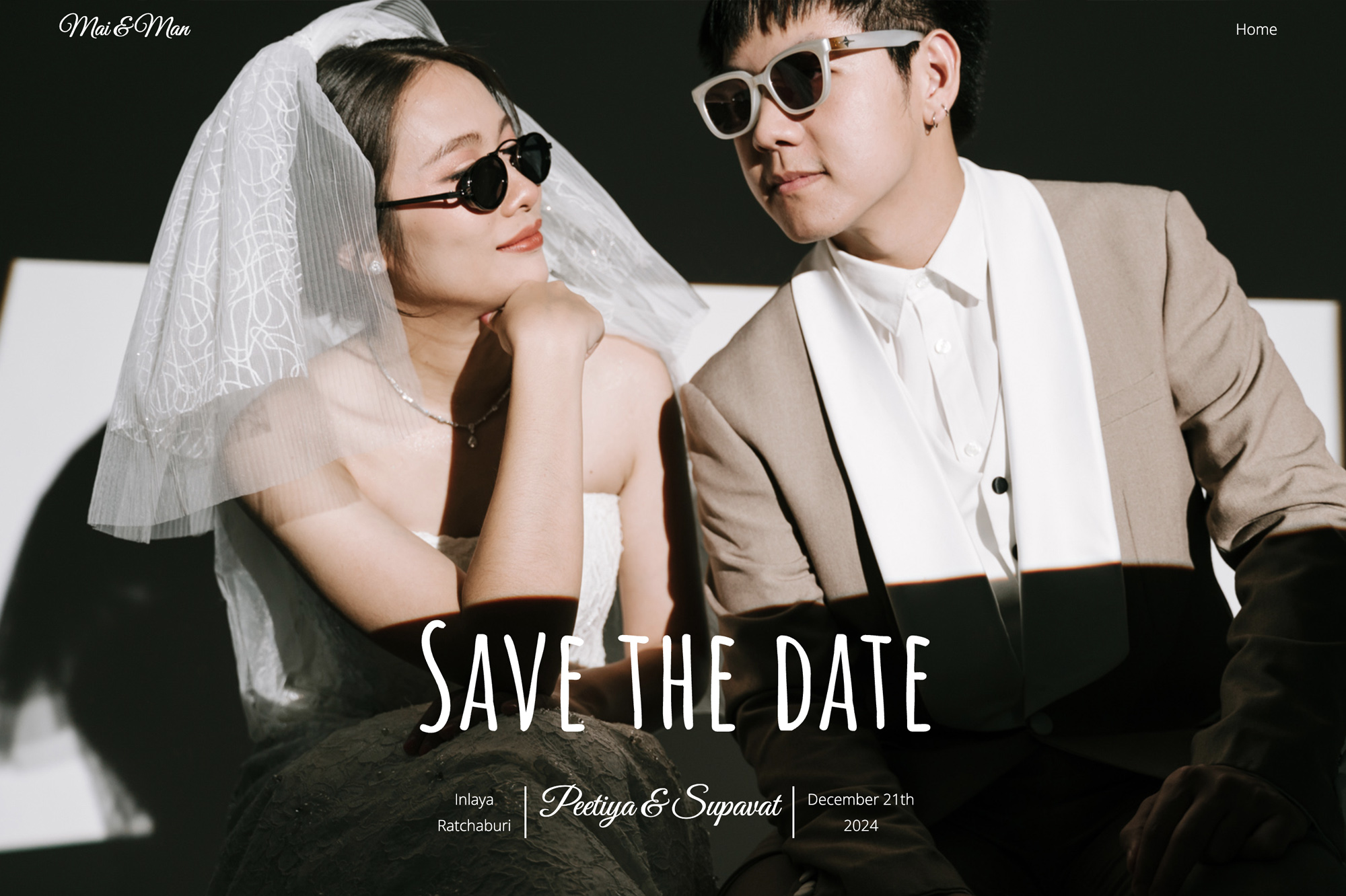 Wedding Website Mai Man